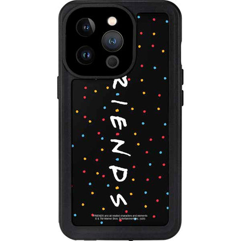 Warner Bros FRIENDS Polka Dots iPhone 15 Pro Waterproof Case